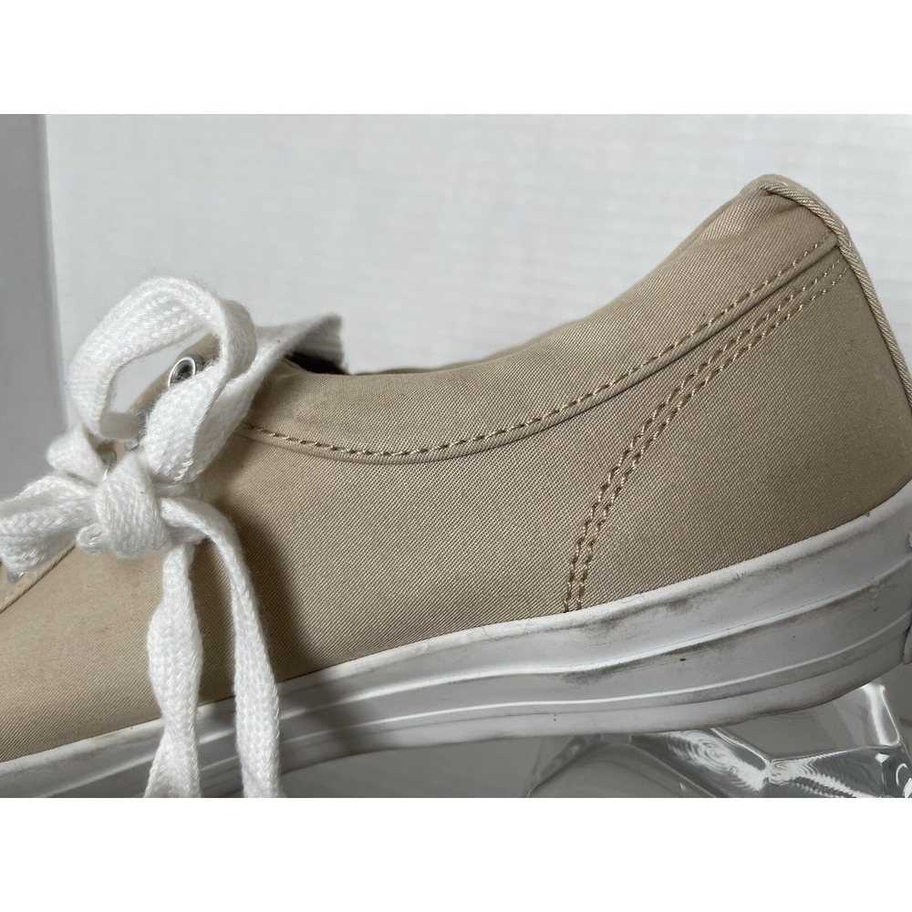 Urban Outfitters Size 8 Khaki Ortholite Canvas Lace Up Mens Sneakers - Picture 11 of 11